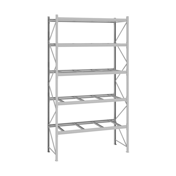 ※法人専用品※日本ファイリング パレットラック 1ton用単体 奥行800×高さ6000×有効間口2700mm 最大積載量5000kg P6-60X27A08-5 1台|DIY FACTORY ONLINE SHOP