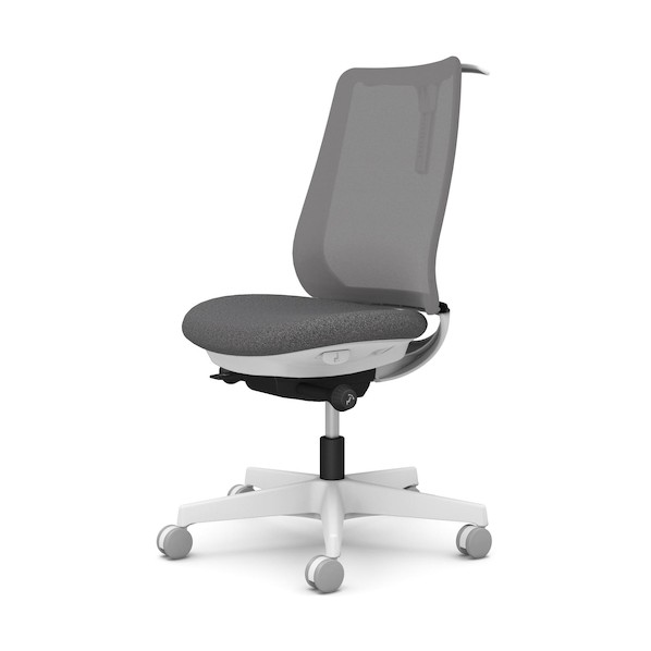 ※法人専用品※ ポータム,肘なし,背メッシュ,判定基準手合い,白いこと上半身,ハンガー有,ランバー無,ナイロンキャスター CF12XW F1K0 オフィスチェア-デスク用チェア