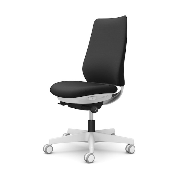 ※法人専用品※オカムラ ポータム,肘なし,背クッション,スタンダードタイプ,ホワイトボディ,ハンガー無,ランバー無,ウレタンキャスター CF13ZW FSF1