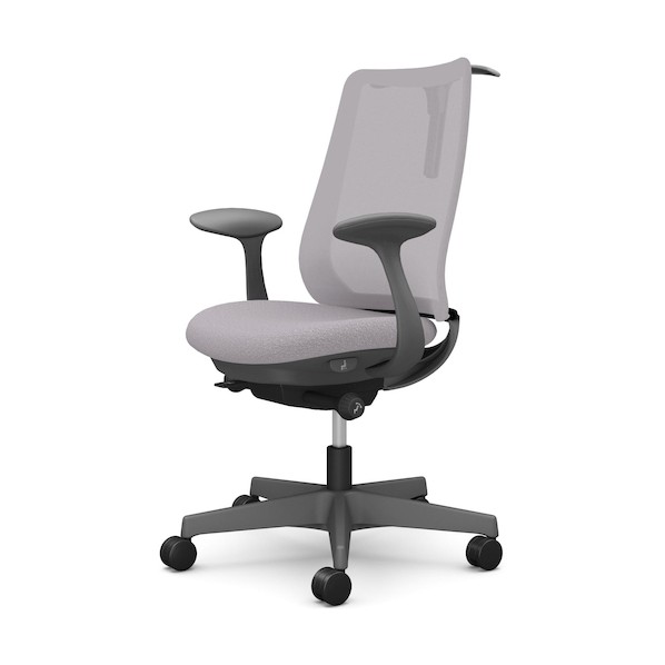 ※法人専用品※オカムラ ポータム,くっ付ける肘,背メッシュ,判定基準手合い,ダークグレーボディ,ハンガー有,ランバー無,ナイロンキャスター CF22XA F1K1 1点 オフィス家具-インテリア・寝具・収納-デスク用チェア