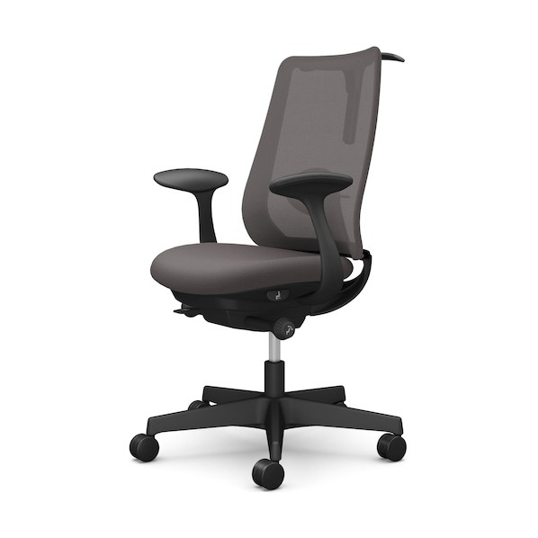 ※法人専用品※オカムラ ポータム,固定肘,背メッシュ,スタンダードタイプ,ブラックボディ,ハンガー有,ランバー有,ナイロンキャスター CF22XS FKA2 1点｜DIY FACTORY ONLINE SHOP