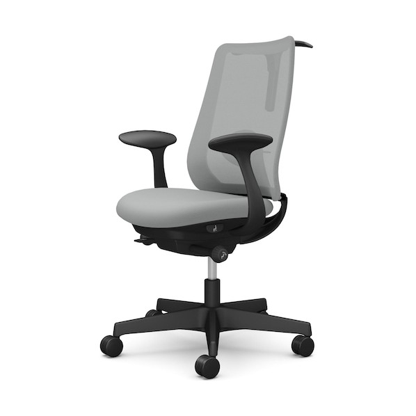 ※法人専用品※オカムラ ポータム,固定肘,背メッシュ,スタンダードタイプ,ブラックボディ,ハンガー有,ランバー有,ナイロンキャスター CF22XS FKA3 1点｜DIY FACTORY ONLINE SHOP