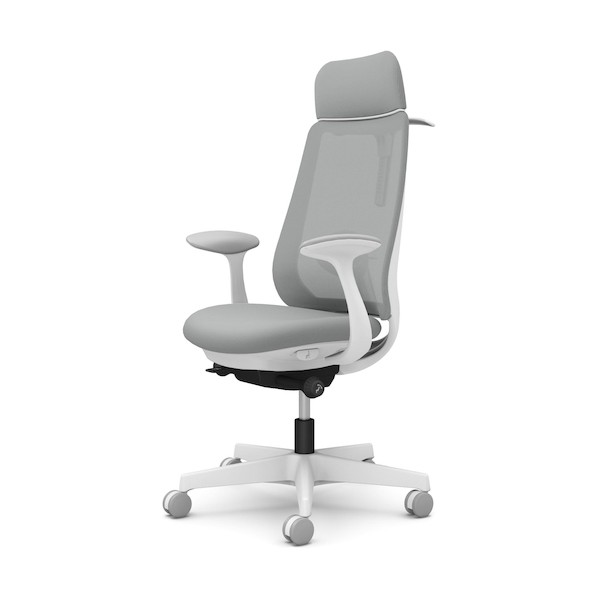 ※法人専用品※オカムラ ポータム,固定肘,背メッシュ,EXスタンダードタイプ,ホワイトボディ,ハンガー有,ランバー有,ナイロンキャスター CF26XZ FKA3 1点|DIY FACTORY ONLINE SHOP