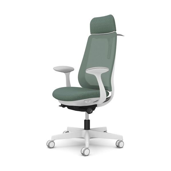 ※法人専用品※オカムラ ポータム,固定肘,背メッシュ,EXスタンダードタイプ,ホワイトボディ,ハンガー有,ランバー無,ウレタンキャスター CF26ZW F1K5 1点|DIY FACTORY ONLINE SHOP