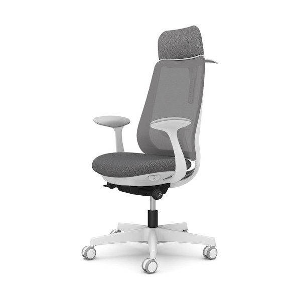 ※法人専用品※オカムラ ポータム,固定肘,背メッシュ,EXスタンダードタイプ,ホワイトボディ,ハンガー有,ランバー有,ウレタンキャスター CF26ZZ F1K0 1点｜DIY FACTORY ONLINE SHOP