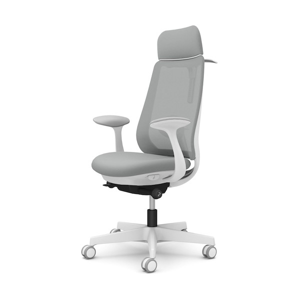※法人専用品※オカムラ ポータム,固定肘,背メッシュ,EXスタンダードタイプ,ホワイトボディ,ハンガー有,ランバー有,ウレタンキャスター CF26ZZ FKA3 1点|DIY FACTORY ONLINE SHOP