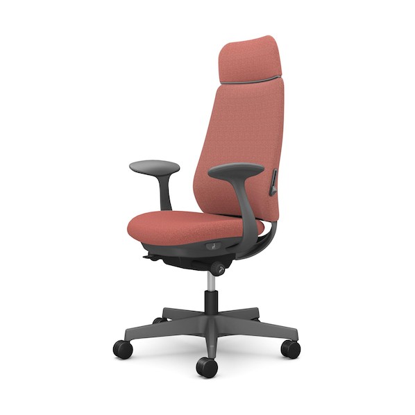 ※法人専用品※オカムラ ポータム,固定肘,背クッション,EXスタンダードタイプ,ダークグレー,ハンガー無,ランバー有,ナイロンキャスター CF27XE FXW6 1点｜DIY FACTORY ONLINE SHOP