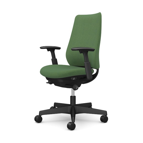 ※法人専用品※オカムラ ポータム,可動肘,背クッション,スタンダードタイプ,ブラックボディ,ハンガー無,ランバー無,ナイロンキャスター CF83XR FKY5
