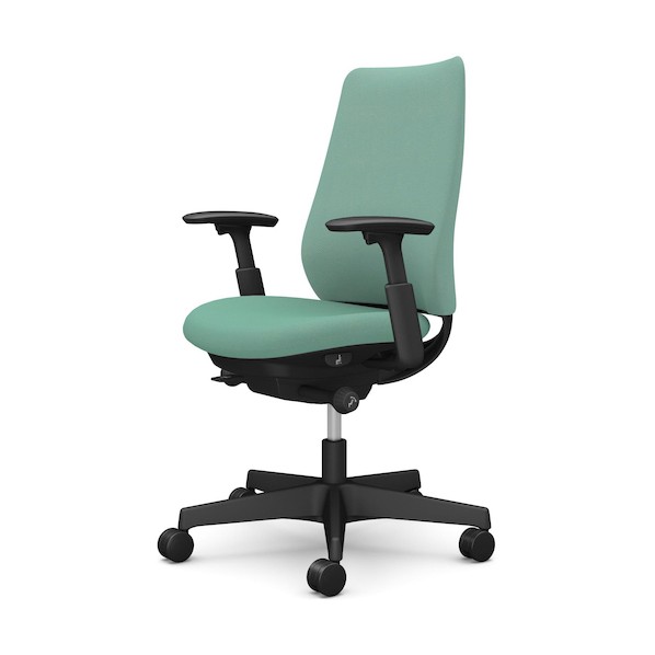 ※法人専用品※オカムラ ポータム,可動肘,背クッション,スタンダードタイプ,ブラックボディ,ハンガー無,ランバー無,ナイロンキャスター CF83XR FKY6