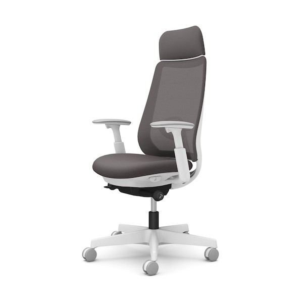 ※法人専用品※オカムラ ポータム,可動肘,背メッシュ,EXスタンダードタイプ,ホワイトボディ,ハンガー無,ランバー有,ナイロンキャスター CF85XZ FKA2 1点|DIY FACTORY ONLINE SHOP