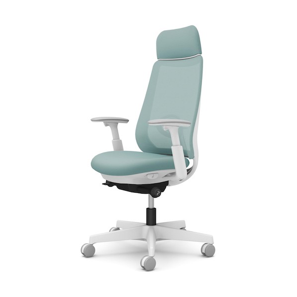 ※法人専用品※オカムラ ポータム,可動肘,背メッシュ,EXスタンダードタイプ,ホワイトボディ,ハンガー無,ランバー有,ナイロンキャスター CF85XZ FKA6 1点|DIY FACTORY ONLINE SHOP