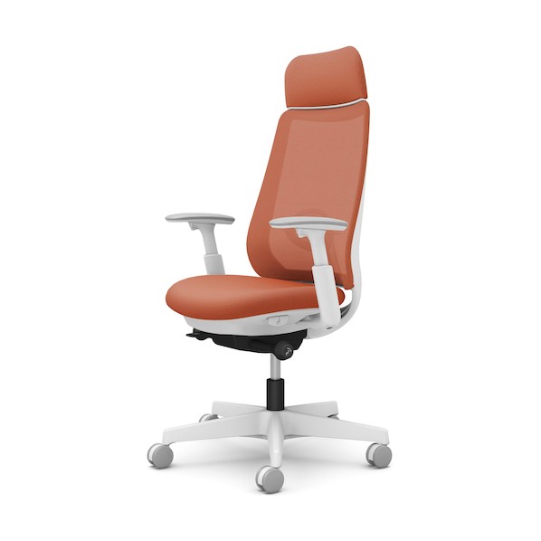 ※法人専用品※オカムラ ポータム,可動肘,背メッシュ,EXスタンダードタイプ,ホワイトボディ,ハンガー無,ランバー有,ナイロンキャスター CF85XZ FKA8 1点|DIY FACTORY ONLINE SHOP