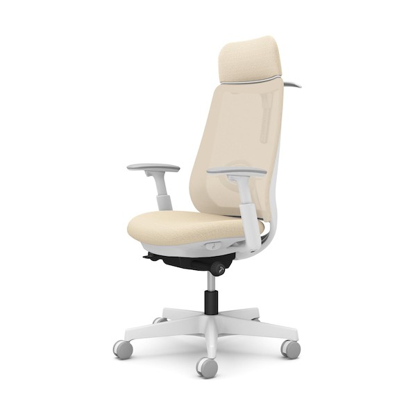 ※法人専用品※オカムラ ポータム,可動肘,背メッシュ,EXスタンダードタイプ,ホワイトボディ,ハンガー有,ランバー有,ナイロンキャスター CF86XZ F1K2 1点|DIY FACTORY ONLINE SHOP