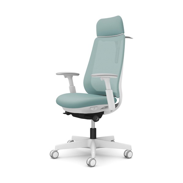 ※法人専用品※オカムラ ポータム,可動肘,背メッシュ,EXスタンダードタイプ,ホワイトボディ,ハンガー有,ランバー無,ウレタンキャスター CF86ZW FKA6 1点|DIY FACTORY ONLINE SHOP