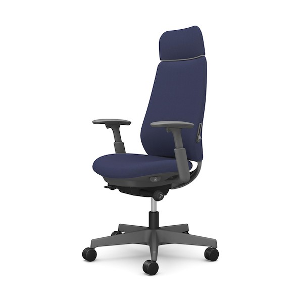 ※法人専用品※オカムラ ポータム,可動肘,背クッション,EXスタンダードタイプ,ダークグレー,ハンガー無,ランバー有,ナイロンキャスター CF87XE FRU4 1点|DIY FACTORY ONLINE SHOP