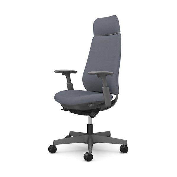 ※法人専用品※オカムラ ポータム,可動肘,背クッション,EXスタンダードタイプ,ダークグレー,ハンガー無,ランバー無,ウレタンキャスター CF87ZA FRU2 1点｜DIY FACTORY ONLINE SHOP 47,340円