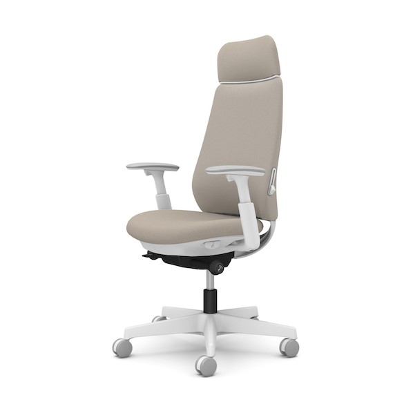 ※法人専用品※オカムラ ポータム,可動肘,背クッション,EXスタンダードタイプ,ホワイトボディ,ハンガー無,ランバー有,ナイロンキャスター CF87XZ FKY7 1点|DIY FACTORY ONLINE SHOP