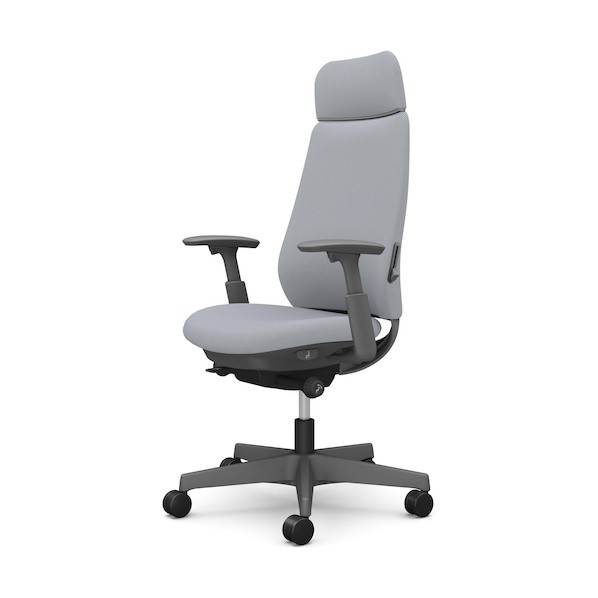 ※法人専用品※オカムラ ポータム,可動肘,背クッション,EXスタンダードタイプ,ダークグレー,ハンガー無,ランバー有,ウレタンキャスター CF87ZE FRU3 1点|DIY FACTORY ONLINE SHOP