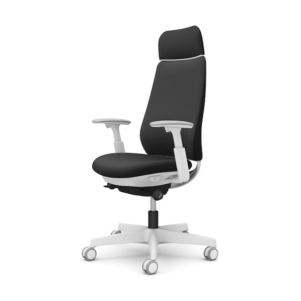 ※法人専用品※オカムラ ポータム,可動肘,背クッション,EXスタンダードタイプ,ホワイトボディ,ハンガー無,ランバー無,ウレタンキャスター CF87ZW FSF1 1点｜DIY FACTORY ONLINE SHOP