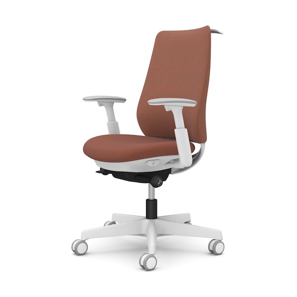 ※法人専用品※オカムラ ポータム,可動肘,背クッション,スタンダードタイプ,ホワイトボディ,ハンガー有,ランバー無,ウレタンキャスター CF84ZW FKY8 1点｜DIY FACTORY ONLINE SHOP