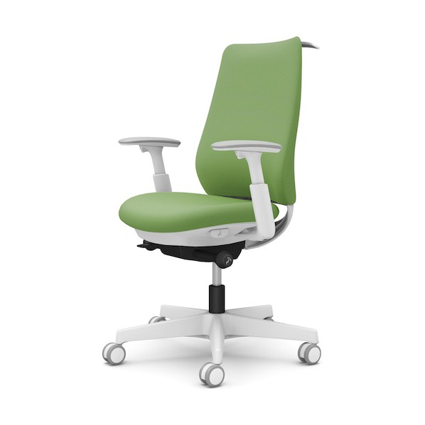 ※法人専用品※オカムラ ポータム,可動肘,背クッション,スタンダードタイプ,ホワイトボディ,ハンガー有,ランバー無,ウレタンキャスター CF84ZW FSF5 1点｜DIY FACTORY ONLINE SHOP