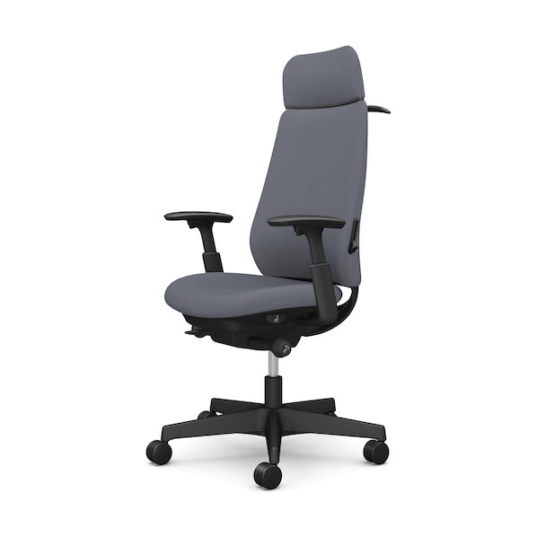 ※法人専用品※オカムラ ポータム,可動肘,背クッション,EXスタンダードタイプ,ブラックボディ,ハンガー有,ランバー有,ナイロンキャスター CF88XS FRU2 1点｜DIY FACTORY ONLINE SHOP