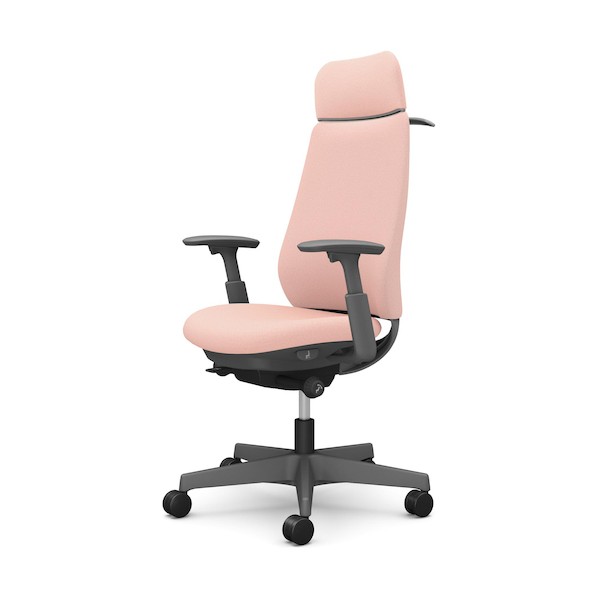 ※法人専用品※ ポータム,可動肘,背クッション,EXスタンダードタイプ,ダークグレー,ハンガー有,ランバー無,ウレタンキャスター CF88ZA FXW8 1点|DIY FACTORY ONLINE SHOP
