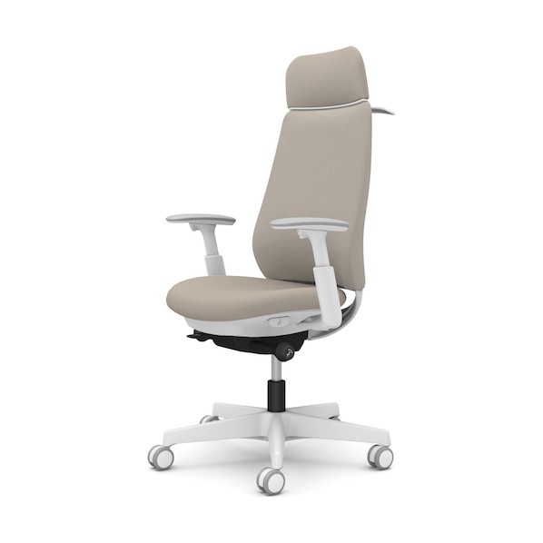 ※法人専用品※ ポータム,可動肘,背クッション,EXスタンダードタイプ,ホワイトボディ,ハンガー有,ランバー無,ウレタンキャスター CF88ZW FKY7 1点｜DIY FACTORY ONLINE SHOP