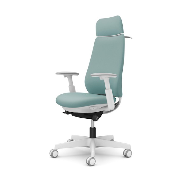 ※法人専用品※ ポータム,可動肘,背クッション,EXスタンダードタイプ,ホワイトボディ,ハンガー有,ランバー無,ウレタンキャスター CF88ZW FSG7 1点|DIY FACTORY ONLINE SHOP