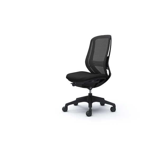 ※法人専用品※ シルフィー 肘なし 背メッシュ ハイ ブラックボディ ハンガー無 ランバー有 樹脂脚 ブラック C635XS-FMP1 0｜DIY FACTORY ONLINE SHOP