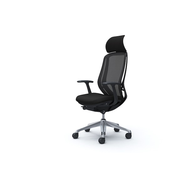※法人専用品※オカムラ シルフィー固定肘 背メッシュEXハイ ブラックボディ ハンガー無 ランバー無 アルミ脚 ブラック C64ABR-FMP1 0｜DIY FACTORY ONLINE SHOP