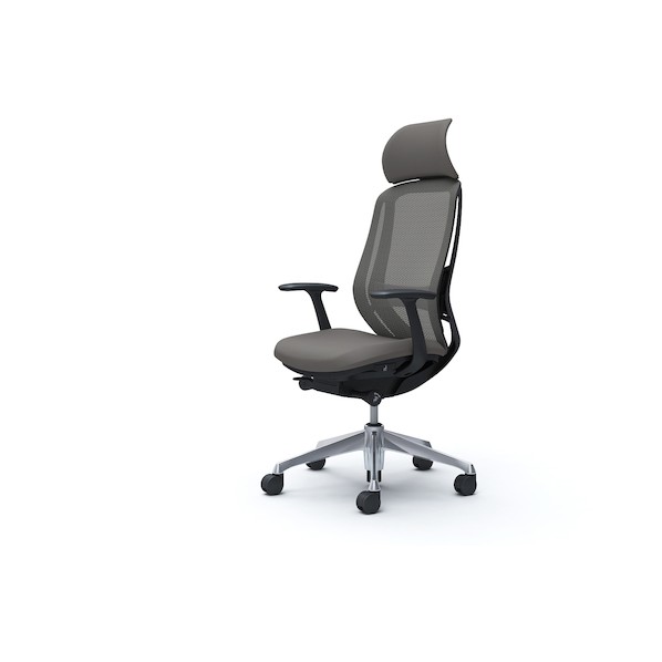 ※法人専用品※オカムラ シルフィー固定肘 背メッシュEXハイ ブラックボディ ハンガー無 ランバー有 アルミ脚 ミディアムグレー C64ABS-FMR2 0｜DIY FACTORY ONLINE SHOP