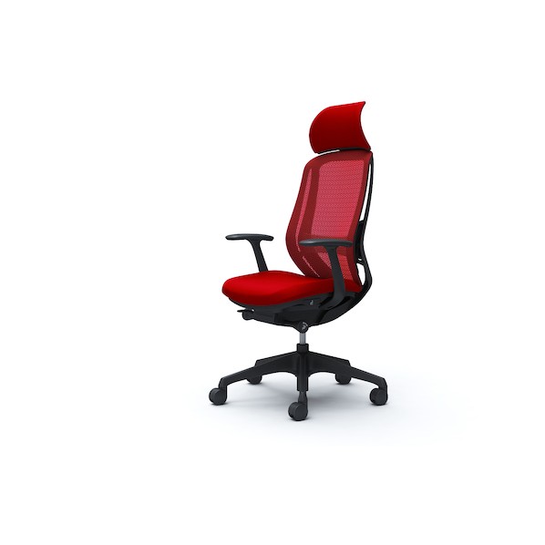※法人専用品※オカムラ シルフィー固定肘 背メッシュEXハイ ブラックボディ ハンガー無 ランバー有 樹脂脚 レッド C64AXS-FMP9 0｜DIY FACTORY ONLINE SHOP 119,900円