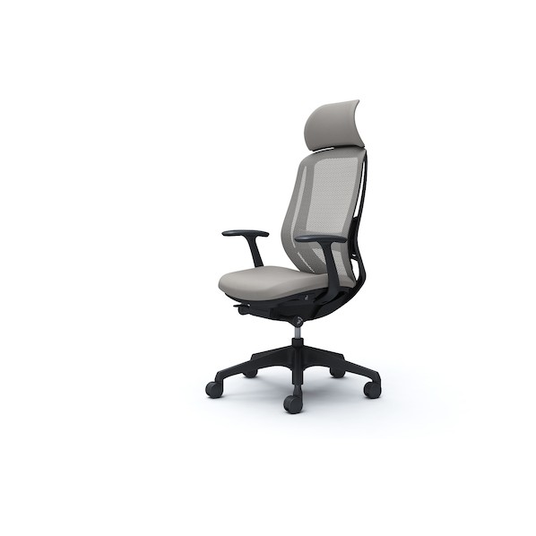 ※法人専用品※オカムラ シルフィー固定肘 背メッシュEXハイ ブラックボディ ハンガー無 ランバー有 樹脂脚 ライトグレー C64AXS-FMR3 0｜DIY FACTORY ONLINE SHOP