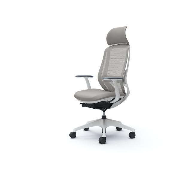 ※法人専用品※オカムラ シルフィー固定肘 背メッシュEXハイ ホワイトボディ ハンガー無 ランバー有 樹脂脚 ライトグレー C64AXZ-FMR3 0｜DIY FACTORY ONLINE SHOP
