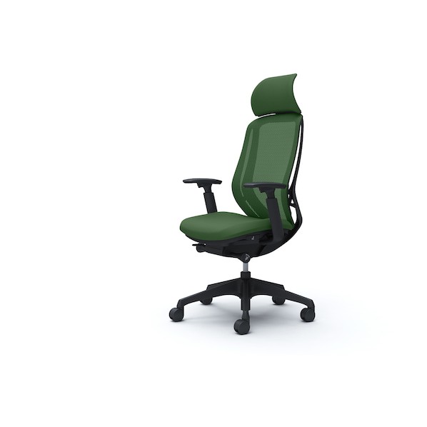 ※法人専用品※オカムラ シルフィー可動肘 背メッシュEXハイ ブラックボディ ハンガー無 ランバー無 樹脂脚 ダークグリーン C68AXR-FMR5 1点｜DIY FACTORY ONLINE SHOP