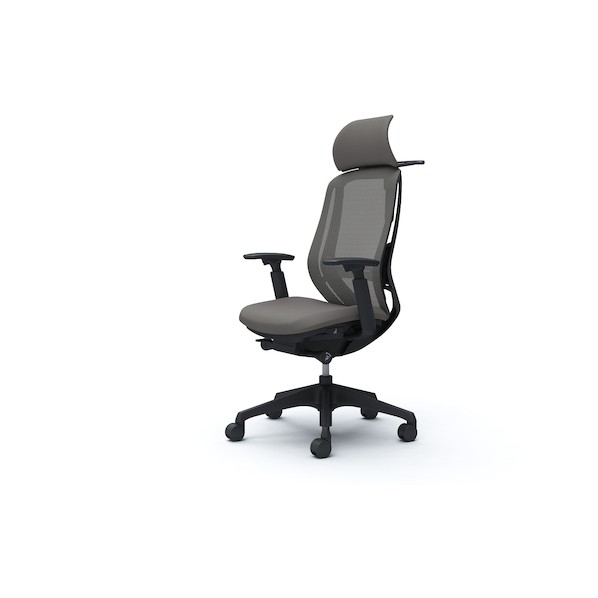 ※法人専用品※オカムラ シルフィー 可動肘 背メッシュEXハイ ブラックボディ ハンガー有 ランバー有 樹脂脚 ミディアムグレー C68BXS-FMR2 1点｜DIY FACTORY ONLINE SHOP