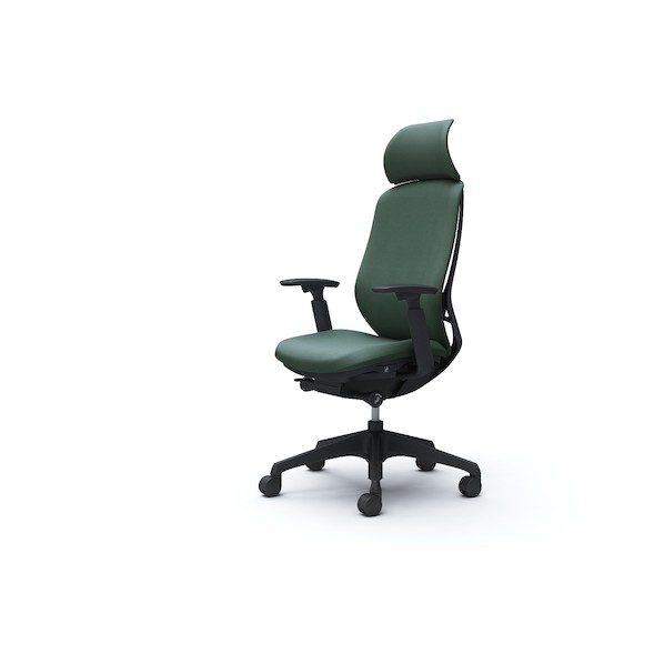 ※法人専用品※オカムラ シルフィー可動肘 背クッションEXハイ ブラックボディ ハンガー無 ランバー無 樹脂脚 ダークグリーン C68CXR-FXW5 1点|DIY FACTORY ONLINE SHOP