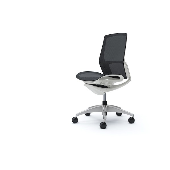 ※法人専用品※オカムラ フィノラチェア ミドルバック 座メッシュ ホワイトB C731CW F1E1 1点|DIY FACTORY ONLINE SHOP