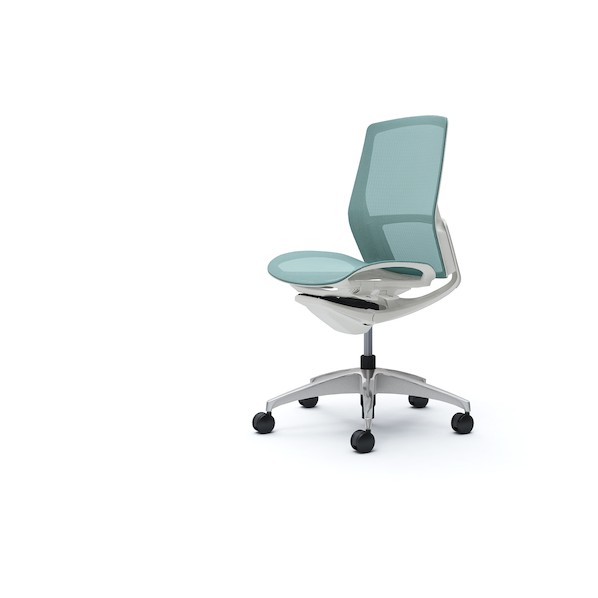 ※法人専用品※オカムラ フィノラチェア ミドルバック 座メッシュ ホワイトB C731CW F1E6 1点｜DIY FACTORY ONLINE SHOP