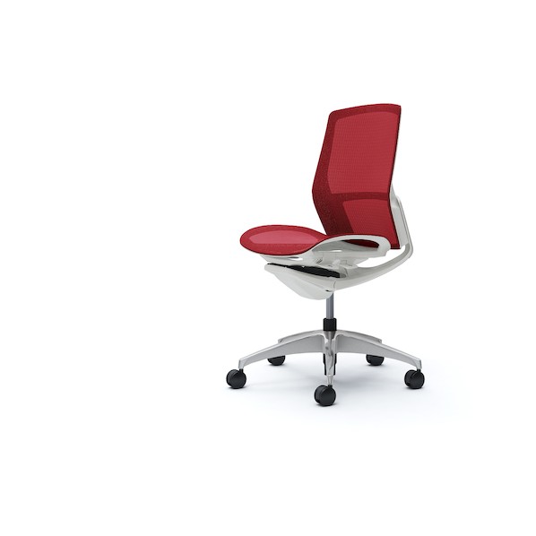 ※法人専用品※オカムラ フィノラチェア ミドルバック 座メッシュ ホワイトB C731CW F1E9 1点｜DIY FACTORY ONLINE SHOP