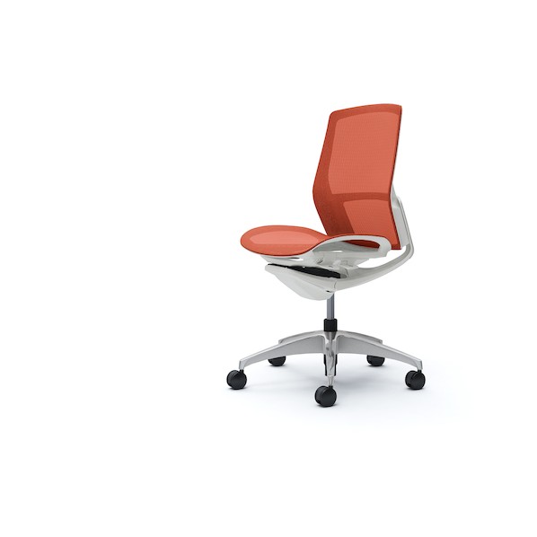 ※法人専用品※オカムラ フィノラチェア ミドルバック 座メッシュ ホワイトB C731CW F1F8 1点｜DIY FACTORY ONLINE SHOP