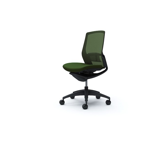 ※法人専用品※オカムラ フィノラチェア ミドルバック 座クッション ブラックB C733MS F1H5 0｜DIY FACTORY ONLINE SHOP