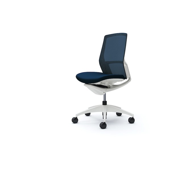 ※法人専用品※オカムラ フィノラチェア ミドルバック 座クッション ホワイトB C733WW F1G4 0｜DIY FACTORY ONLINE SHOP