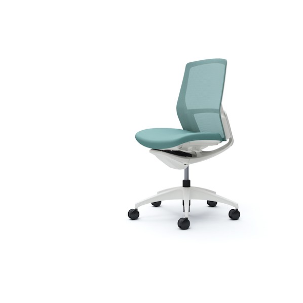 ※法人専用品※オカムラ フィノラチェア ミドルバック 座クッション ホワイトB C733WW F1G6 0｜DIY FACTORY ONLINE SHOP