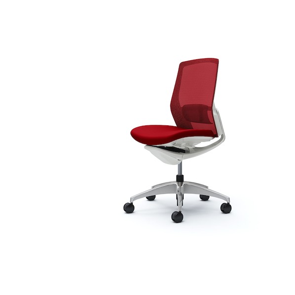 ※法人専用品※オカムラ フィノラチェア ミドルバック 座クッション ホワイトB C733CZ F1G9 0｜DIY FACTORY ONLINE SHOP