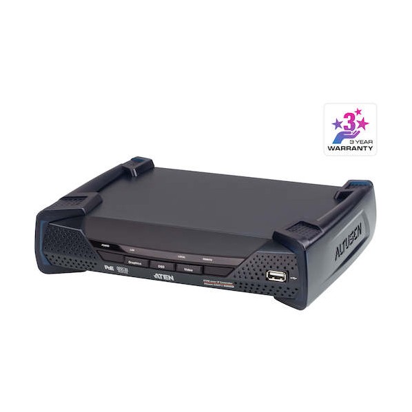 ATEN デュアル繋がりDVIーD IP-KVMエクステンダー 受信システム 2K KE6912R 1式