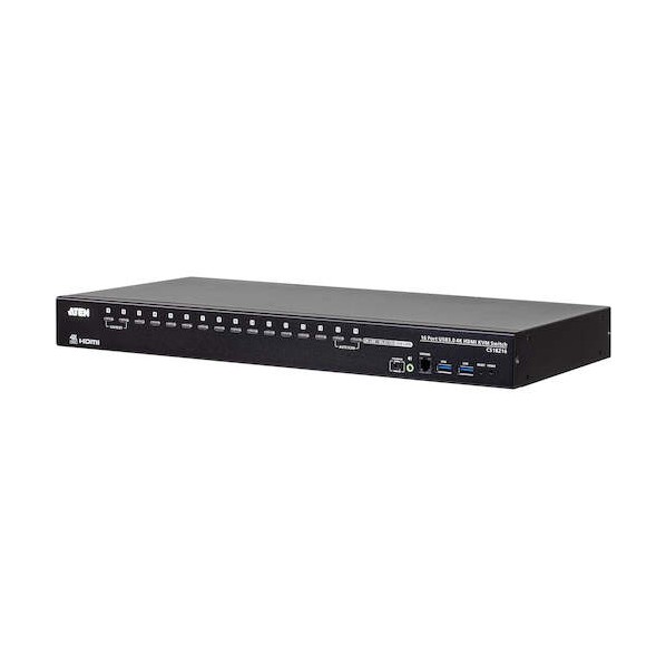 16ポート USB･HDMI KVMスイッチ（4K、USB 3．0対応） CS18216 1点