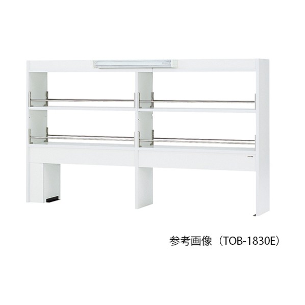 アズワン 試薬棚 TOB-1530E 本体シロ 3-4584-13
