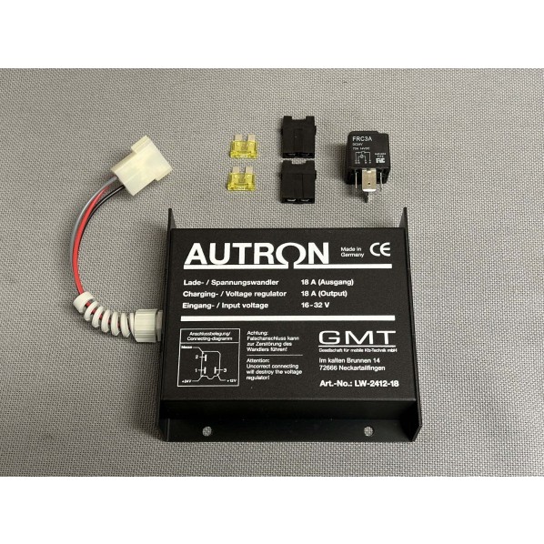 カーク産業 走行充電器 DC24V → DC12V 0749 1個